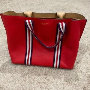 Red leather Tory Burch bag